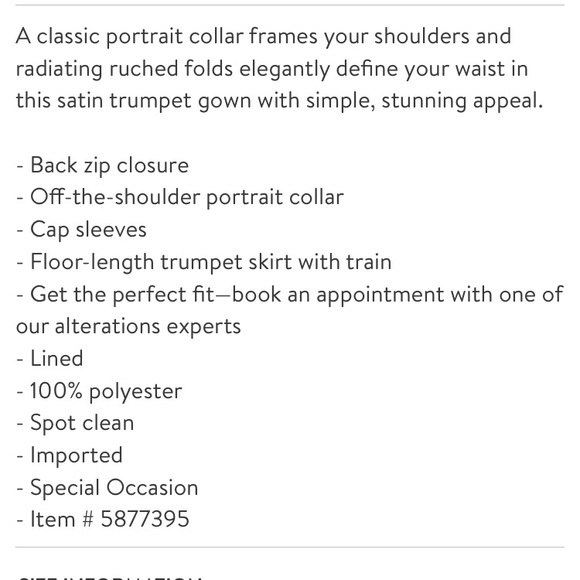 La Femme ruched satin trumpet gown - Picture 6 of 13